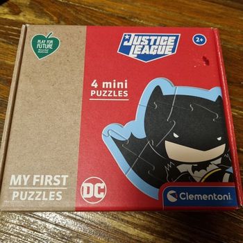 4 mini puzzles DC Justice Ligue pour tout petits 🎁 neuf 🎁 idée cadeau