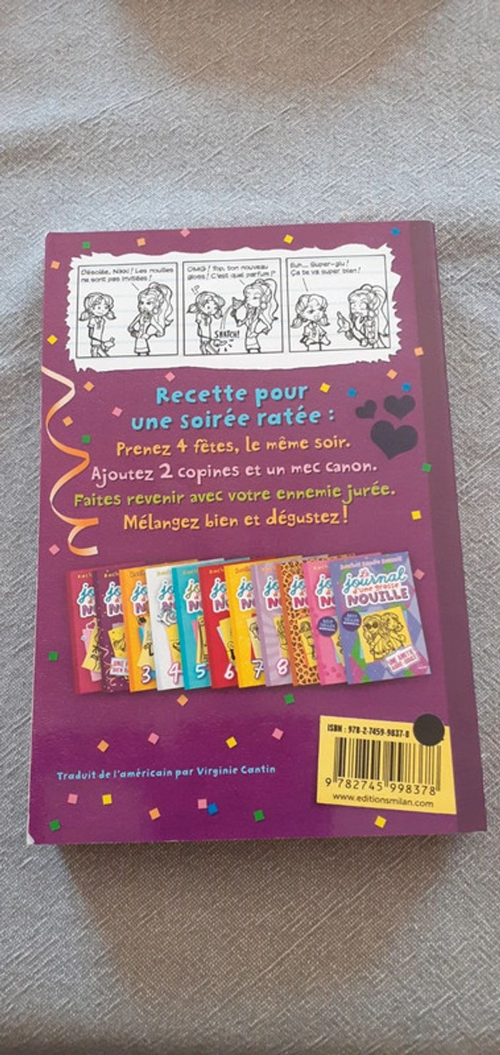 Livre Le journal d une grosse nouille - une fête bien râpée - photo numéro 2