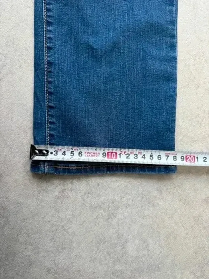 Jeans Levi's Denizen W34 FR44 L32 coupe droite bleu marine Femme Women pan578b - photo numéro 5