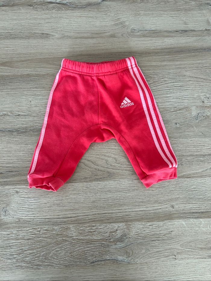 Pantalon de jogging rose Adidas bébé fille taille 3-6 mois