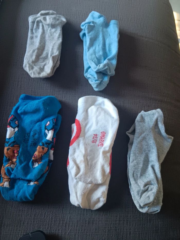 Lot 5 minis chaussettes 31/34 - photo numéro 2