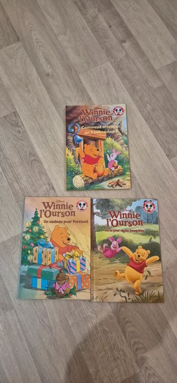 Lot de 3 livres - Winnie l'ourson