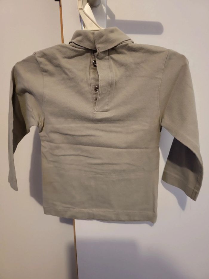 Sous pull bébé fille 12 mois kitchoun peu porté - photo numéro 2