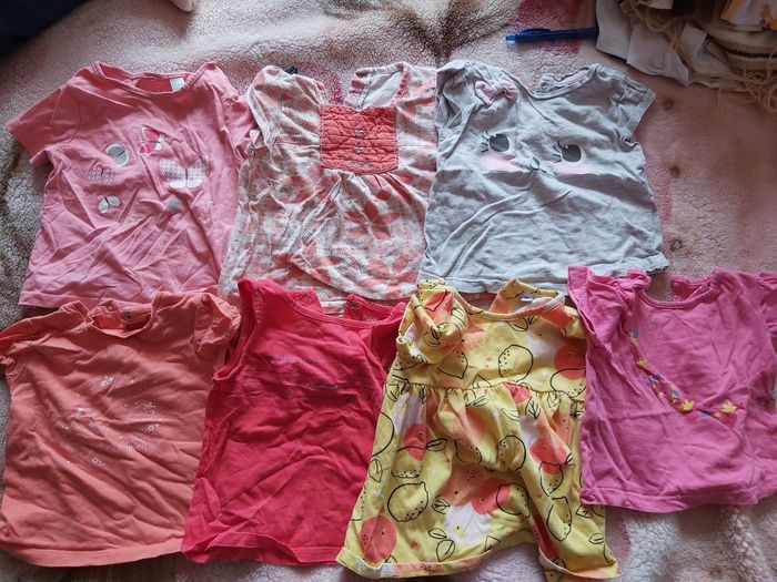 Tee-shirt fille 12 mois - photo numéro 7