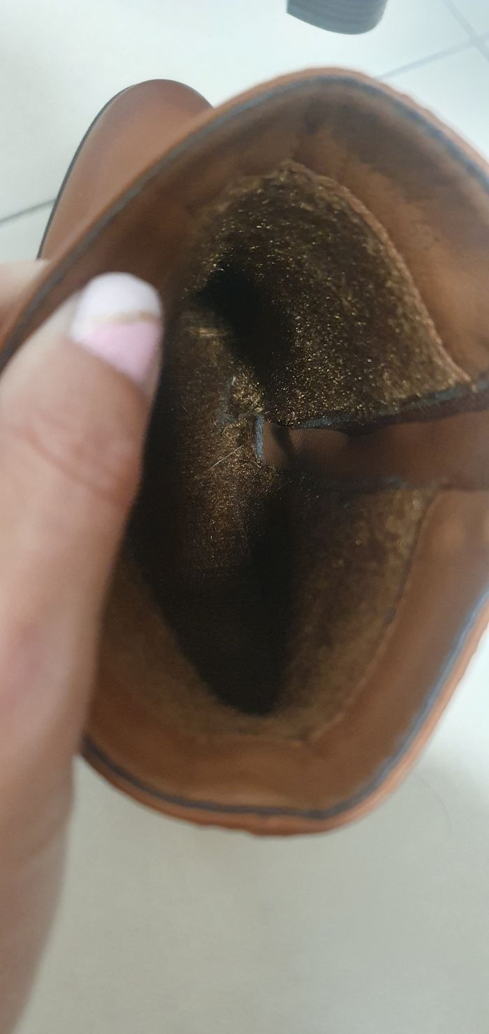 Bottine en cuir camel - photo numéro 5