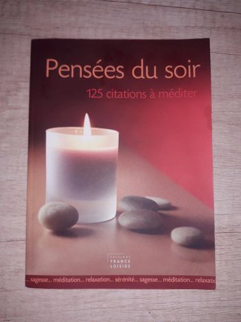 Livre Pensées du soir