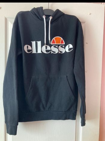 Sweat à capuche Ellesse noir 