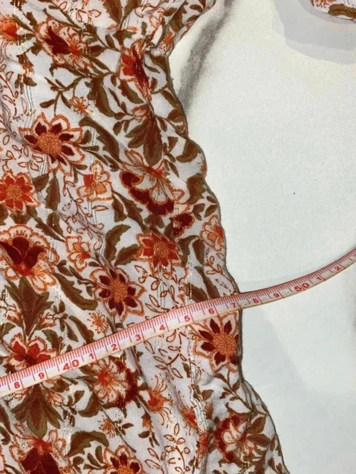 Chemisier fleuri– Camaïeu – Taille M - photo numéro 3