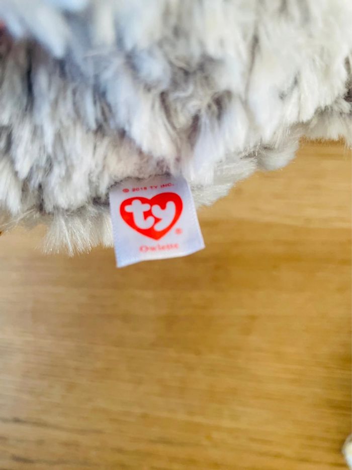 Ty owlete peluche avec étiquette environ 25 cm - photo numéro 7