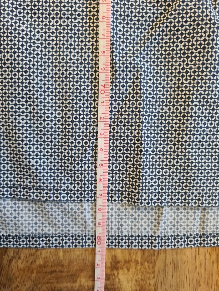 Chemise bleu marine grise avec motif  XXL 45-46 - photo numéro 8