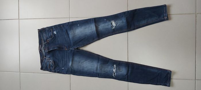Jeans troué high waist 40