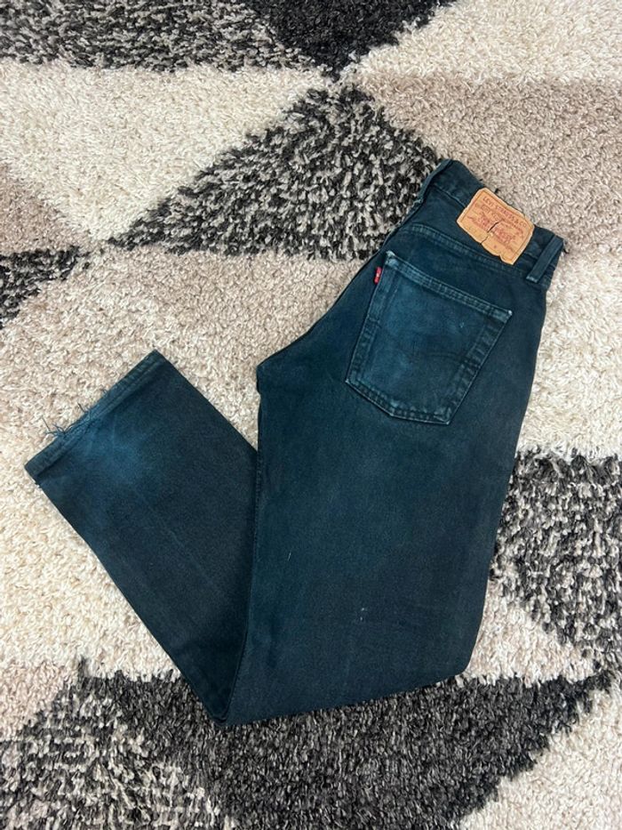 Jean Levis 517 02 noir délavé vintage 28x30 - photo numéro 1