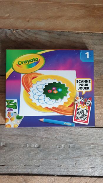 Neuf jeu jouet McDonald's loisirs créatifs crayons coloriage Crayola