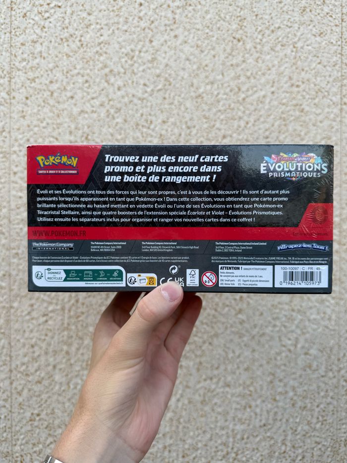 Pokémon Boîte Surprise Évolution Prismatique Français Scellé - photo numéro 2