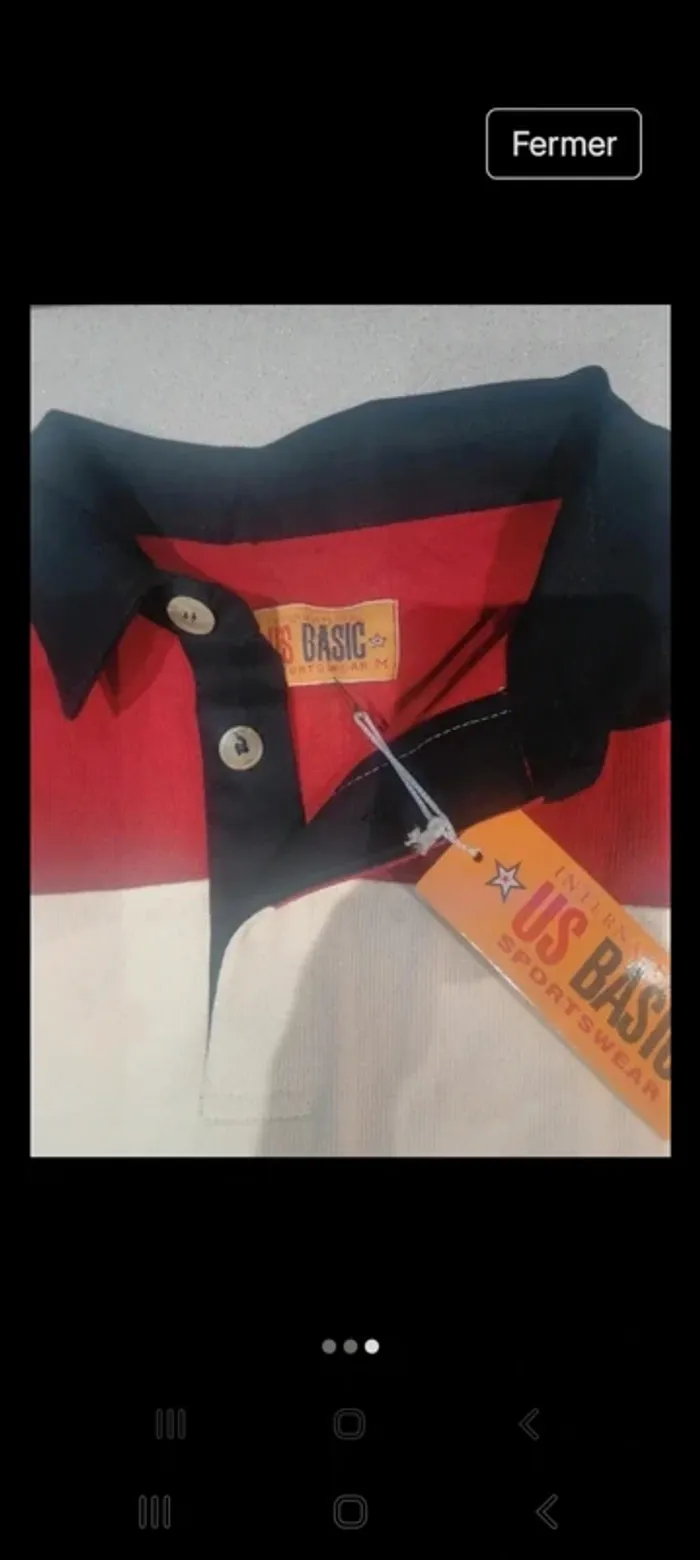 Polo us basic taille m - photo numéro 3