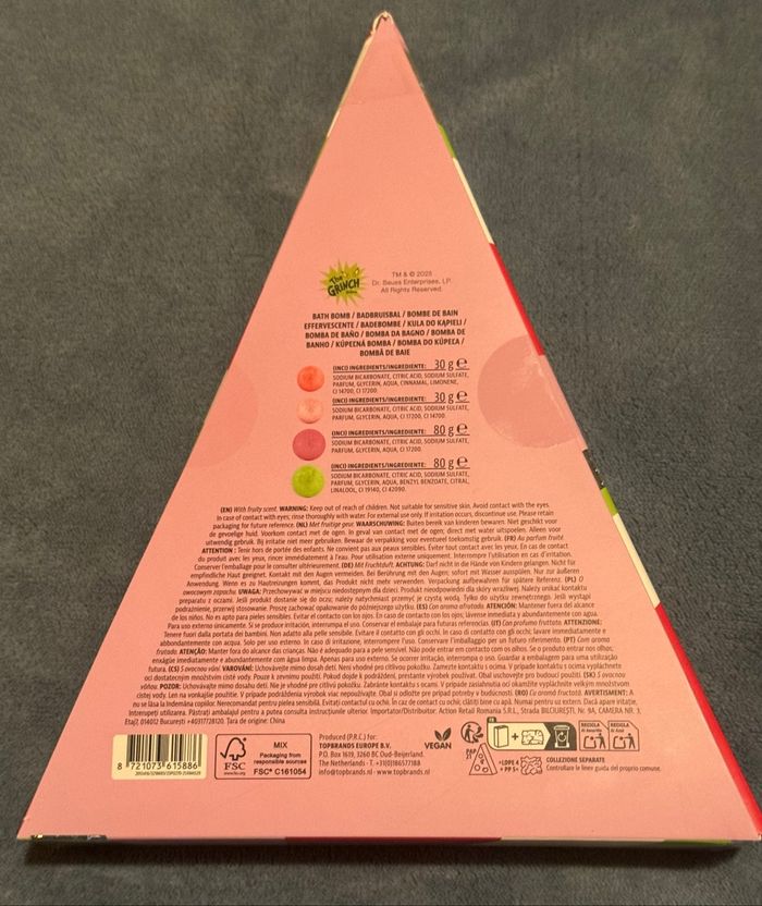 Coffret bombes de bain Grinch - photo numéro 2