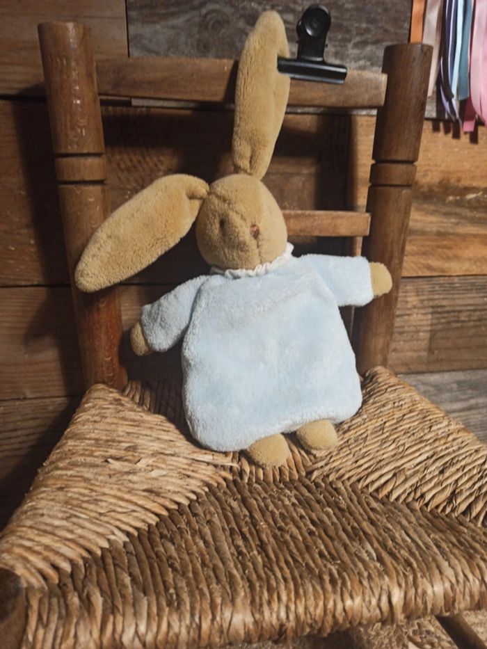 Doudou lapin hochet trousselier - photo numéro 2