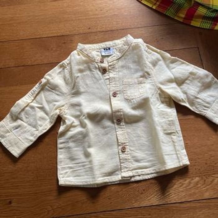 Chemise jaune