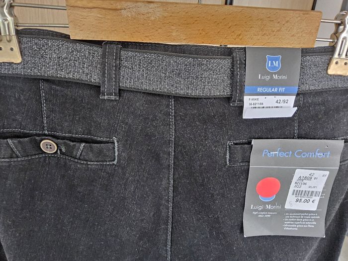 Pantalon taille 42  neuf luigi morini - photo numéro 7