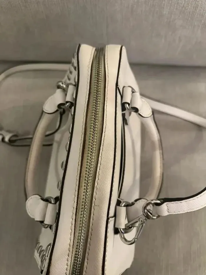 Sac à bandoulière blanc Michael Kors - photo numéro 9