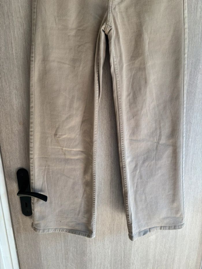 pantalon large beige - H&M - T40 - photo numéro 4