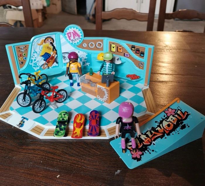 Playmobil boutique skate et rollers