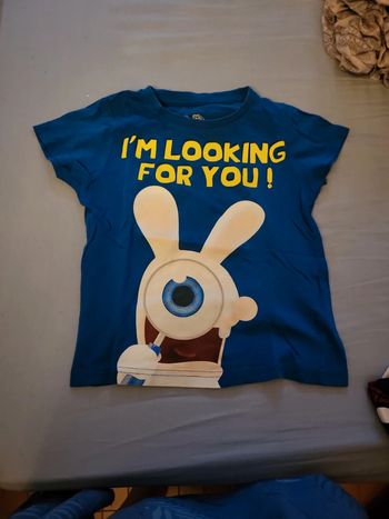 T shirt les lapins crétins