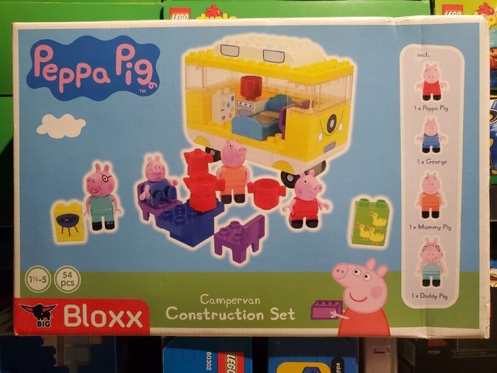 Peppa pig Bloxx set de construction Camping-car.