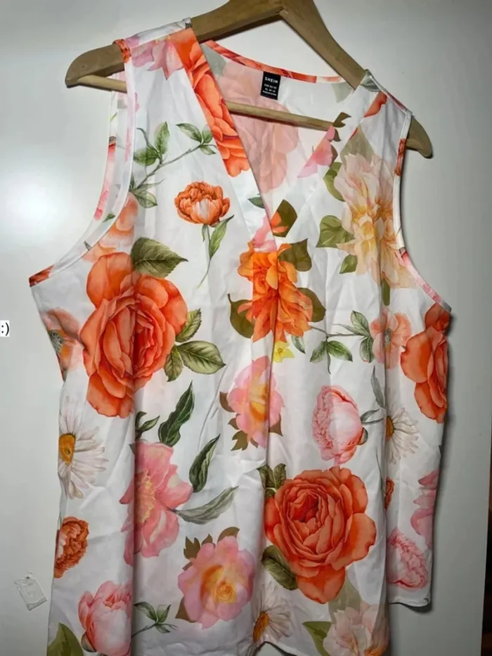 Blouse femme fleurie légère taille 44 / SHEIN - photo numéro 3