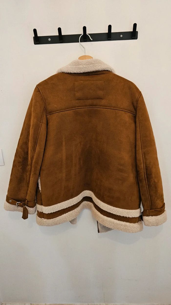 Manteau court marron - photo numéro 5