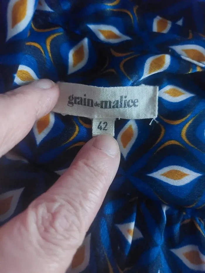 Chemisier style pyjama satiné - photo numéro 7