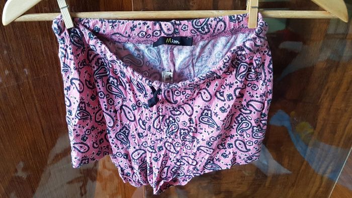 Ensemble pyjama gris et rose - photo numéro 3