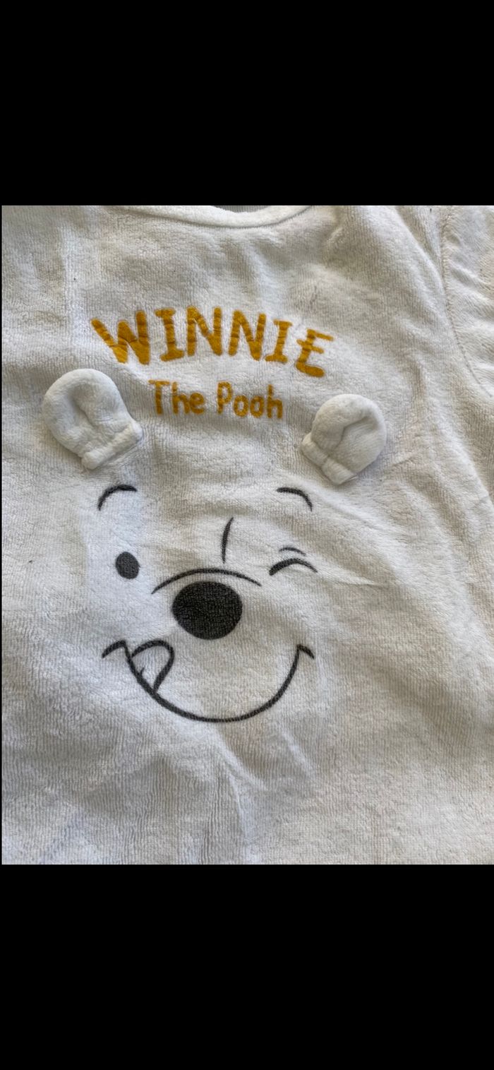 Pyjama velours Winnie l'Ourson 3 mois - photo numéro 8