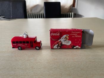 Coca-Cola school bus déco Noël
