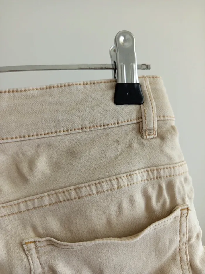 Short chino beige crème Mango Kids 10 ans - photo numéro 4