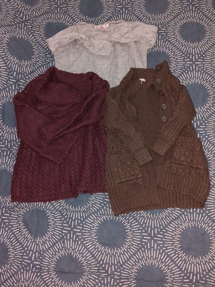 Pull et gilet hiver