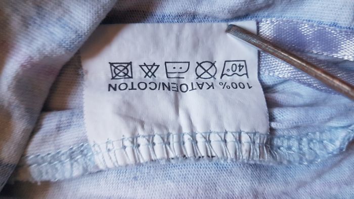 Bas de pyjamas homme 38 bleu clair à rayures - photo numéro 3