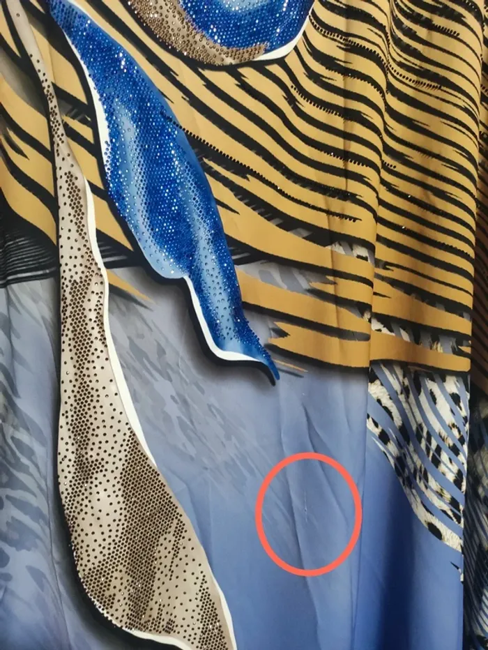 Robe algérienne habillée, à strass neuve, taille 46 - photo numéro 10