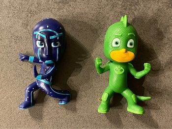 Figurines Glu-Glu + Ninja Pyjamasques