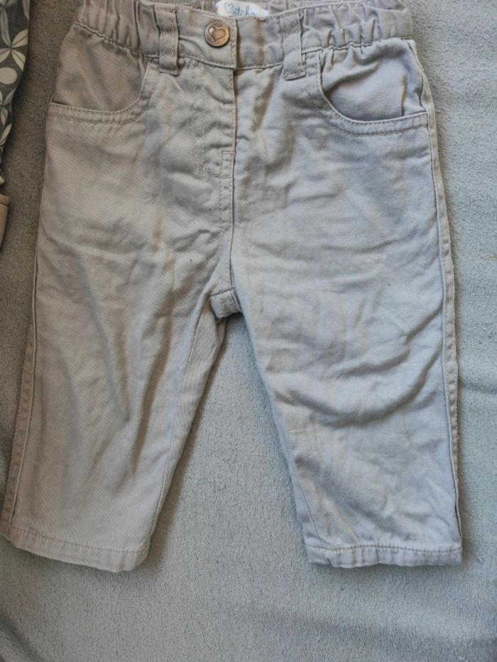 Jean gris kit kitchoun 9 mois