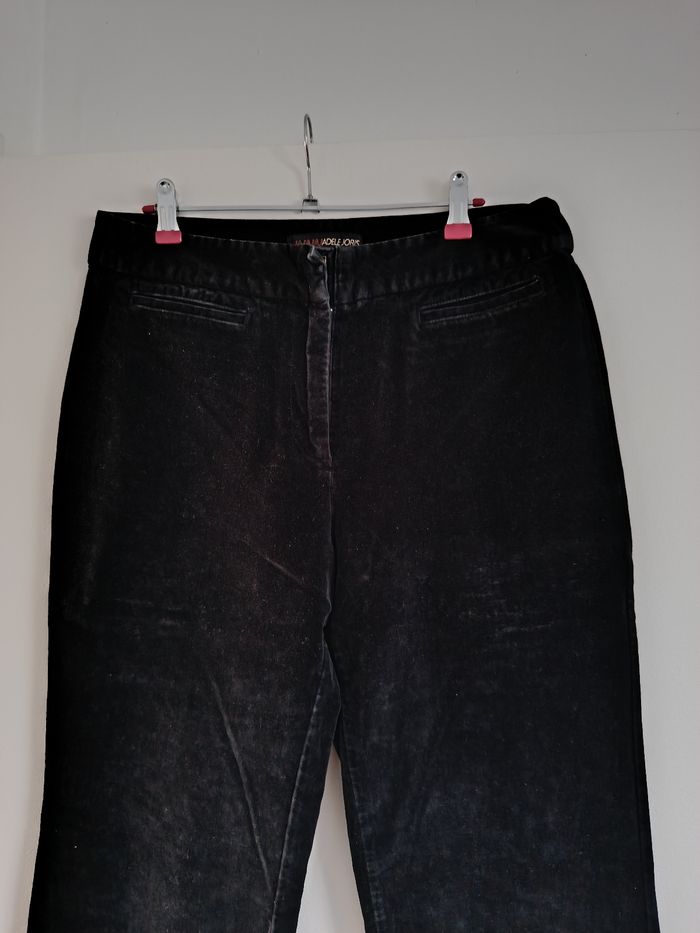 Pantalon velours noir Adèle Joris - photo numéro 2