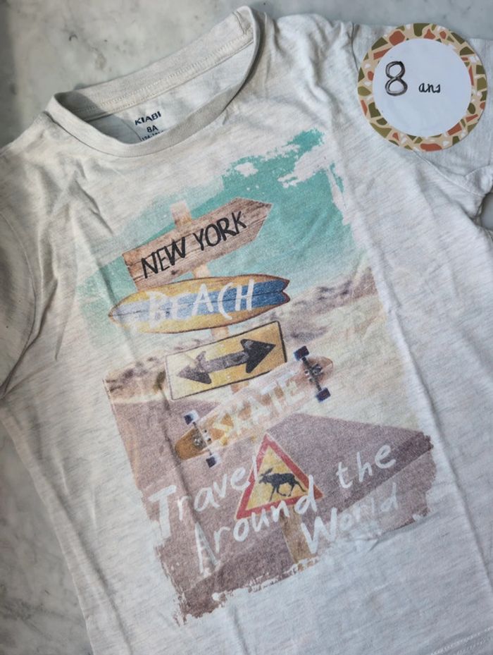 Tee-shirt surf 8 ans - photo numéro 2