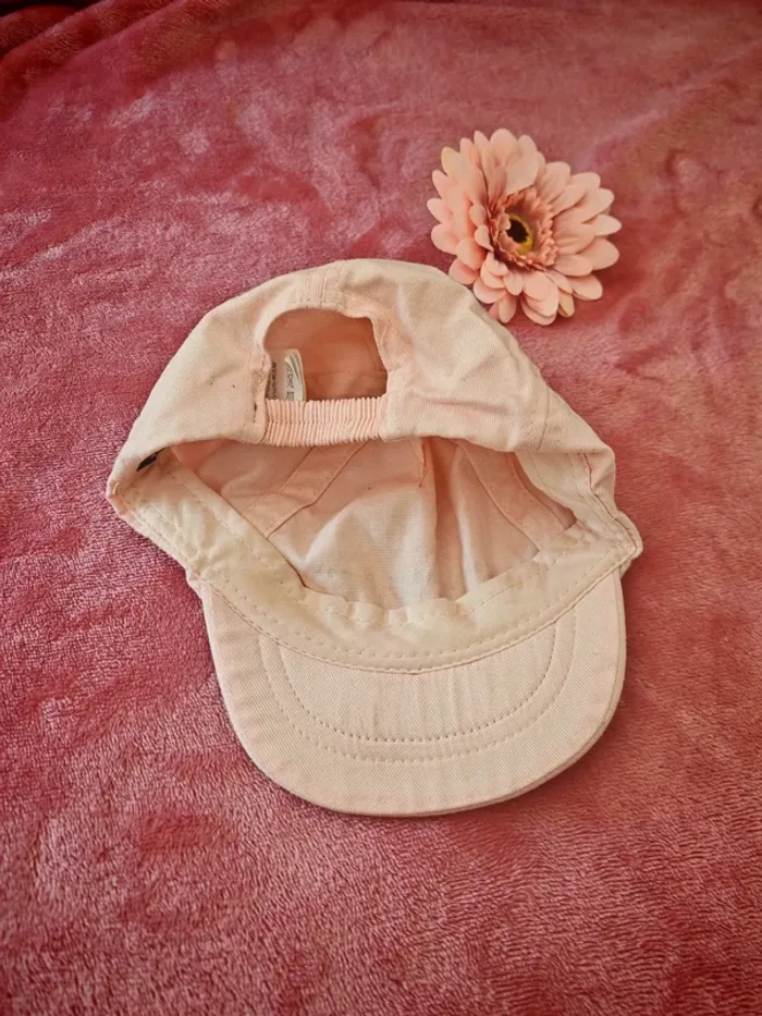 Casquette rose poudré - photo numéro 2