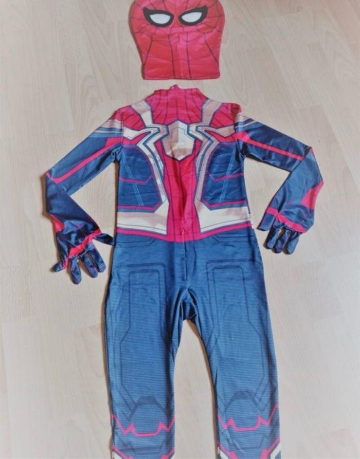 Déguisement Spiderman + cagoule 7ans - photo numéro 5