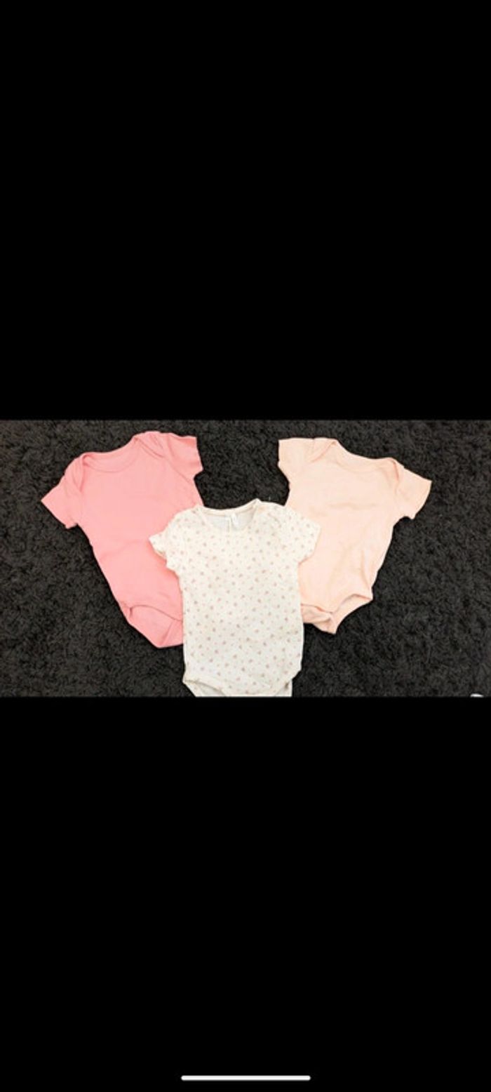 Lot 3 bodies fille 6m