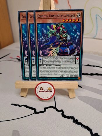 Playset 3x Couplet La Chanteuse De La Musique Yu-Gi-Oh! Héritage de la Destruction FR LEDE