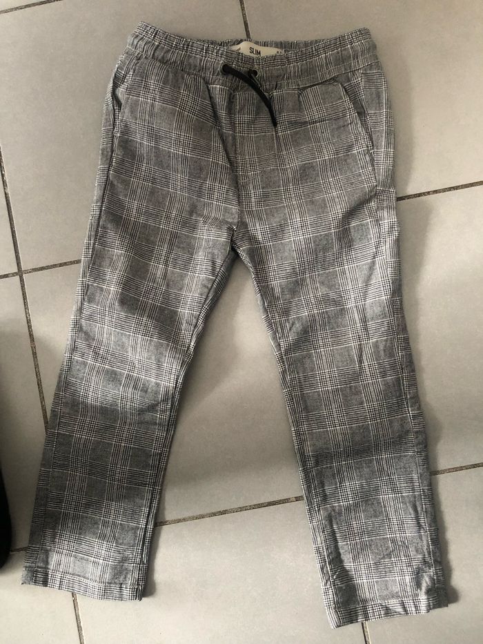 Pantalon à carreaux