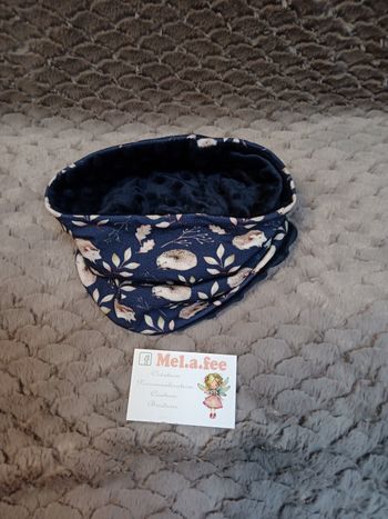 Tour de cou bébé cousu main personnalisé