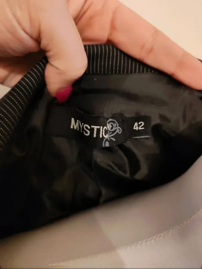 Blazer femme taille 42 à rayures blanches - photo numéro 12
