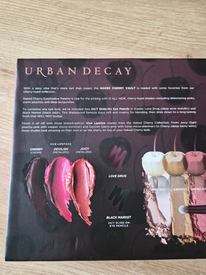 Coffret naked cherry vault Urban Decay - photo numéro 6